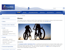 Tablet Screenshot of eurovelo.org